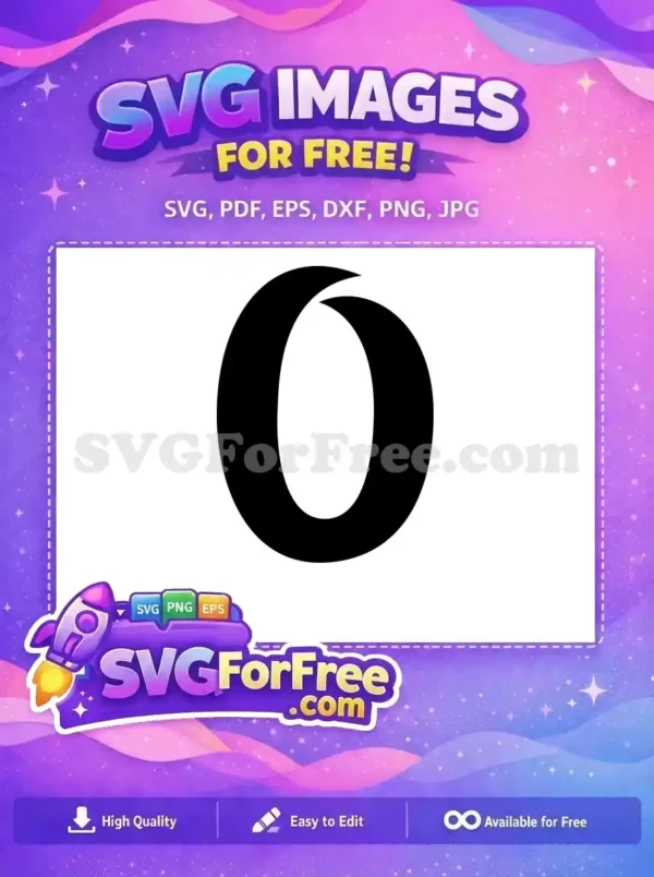 Free Bold Letter Free Initial O Alphabet Free SVG