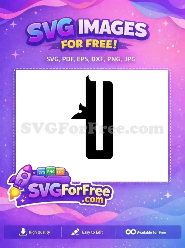Free Black Number 1 Free Bold Font Alphabet Free SVG