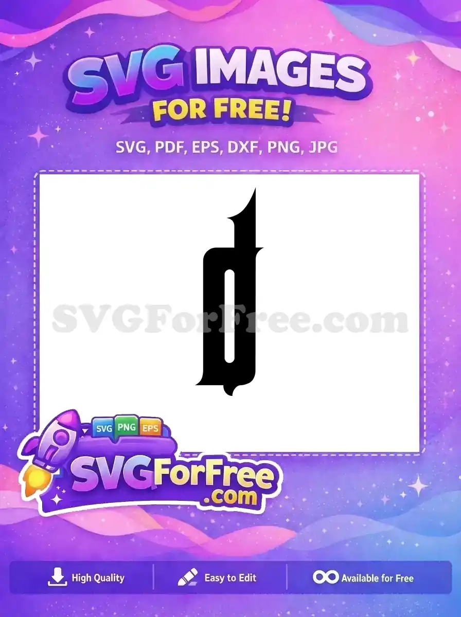 Free Black Letter D Free Initial Monogram Fonts Free SVG 3