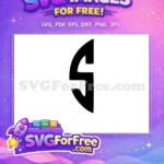 Free Black Bold Letter Free S Font Free SVG - Instant Download