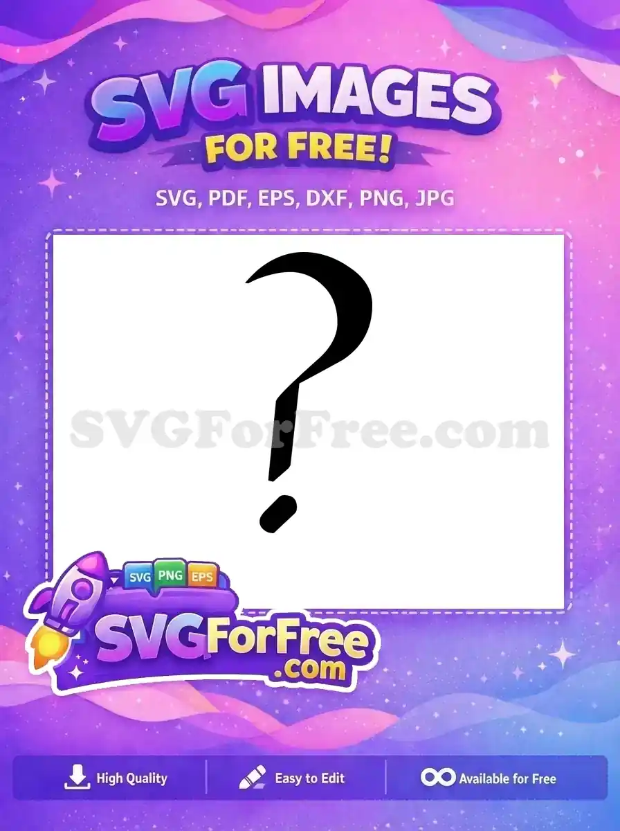 Free Black Question Mark Free Bold Fonts Sign Free SVG