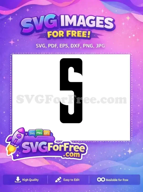 Free Number One Free Bold Font Free SVG 5