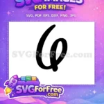 Free Black Number One Free Simple Fonts Free SVG 2 - Instant Download