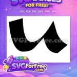 Free Letter U Free Bold Font Alphabet Free SVG 2 - Instant Download
