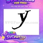 Free Black Letter Y Free Alphabet Initial Fonts Free SVG 5 - Instant Download
