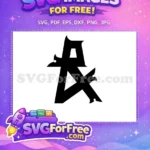 Free Initial A Free Letter Font Alphabet Free SVG - Instant Download