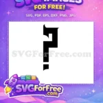 Free Letter F Free Black Font Alphabet Free SVG 2 - Instant Download