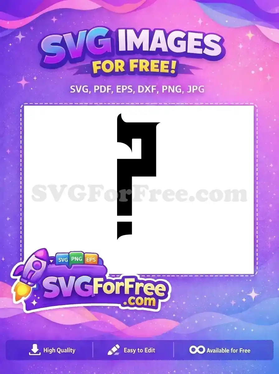 Free Letter F Free Initial Font Free SVG