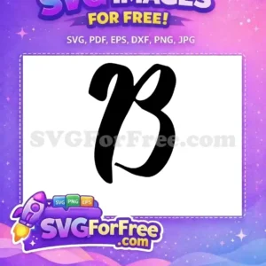 Free Black Letter B Free Initial Monogram Font Free SVG 2