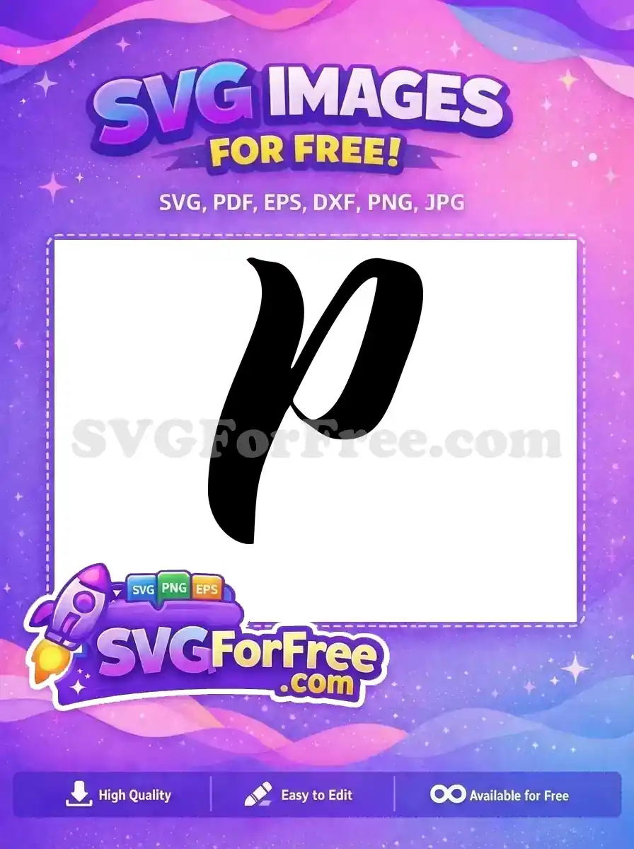 Free Initial P Free Black Letter Fonts Free SVG