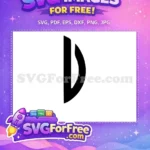 Free Letter D Bold Free Simple Initial Free SVG - Instant Download