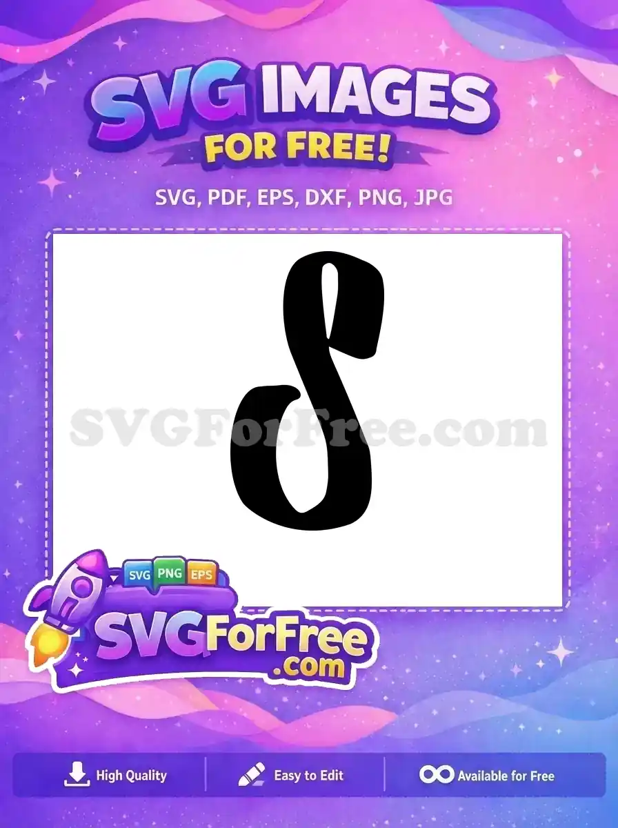 Free Black Letter S Free Initial Monogram Fonts Free SVG 6