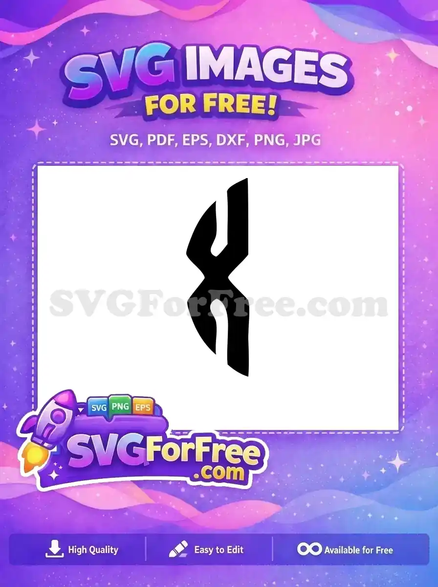 Free Letter X Bold Free Font Alphabet Free SVG