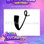 Free Bold Font Free Letter One Fonts Free SVG - Instant Download