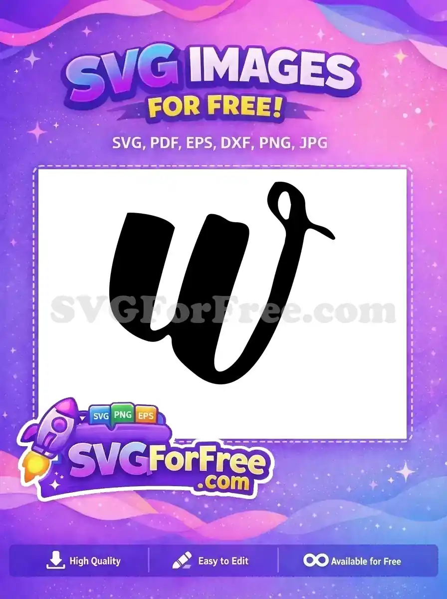 Free Bold Letter Free Modern Initial Fonts Free SVG