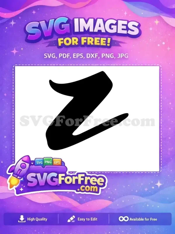 Free Letter Z Free Bold Font Alphabet Free SVG 2 Free Letter Z Free Bold Font Alphabet Free SVG 2