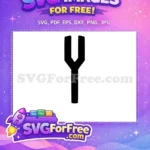Free Bold Letter Y Free Alphabet Initial Isolated Free SVG - Instant Download
