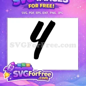 Free Black Number 1 Free Bold Font Free SVG