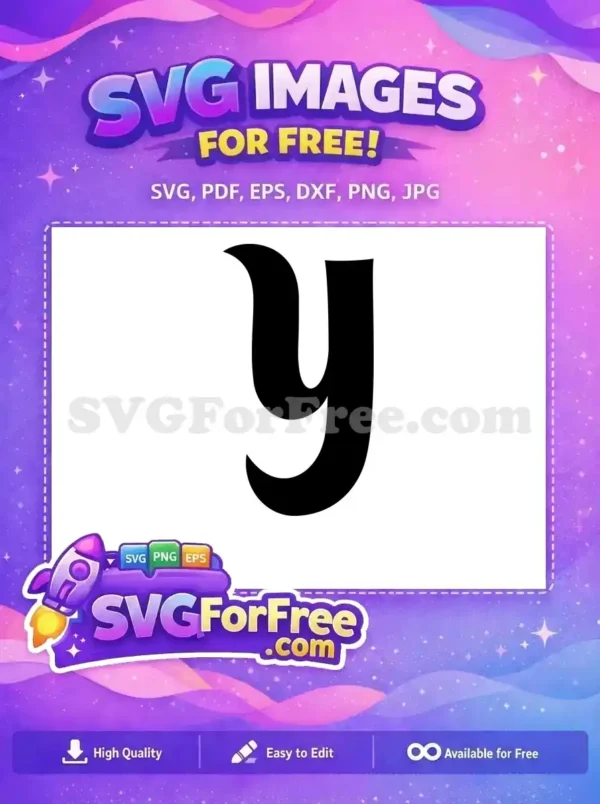 Free Letter Y Free Black Initial Fonts Free SVG