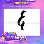 Free Swirly Font Free Black Letter Initial Free SVG - Instant Download