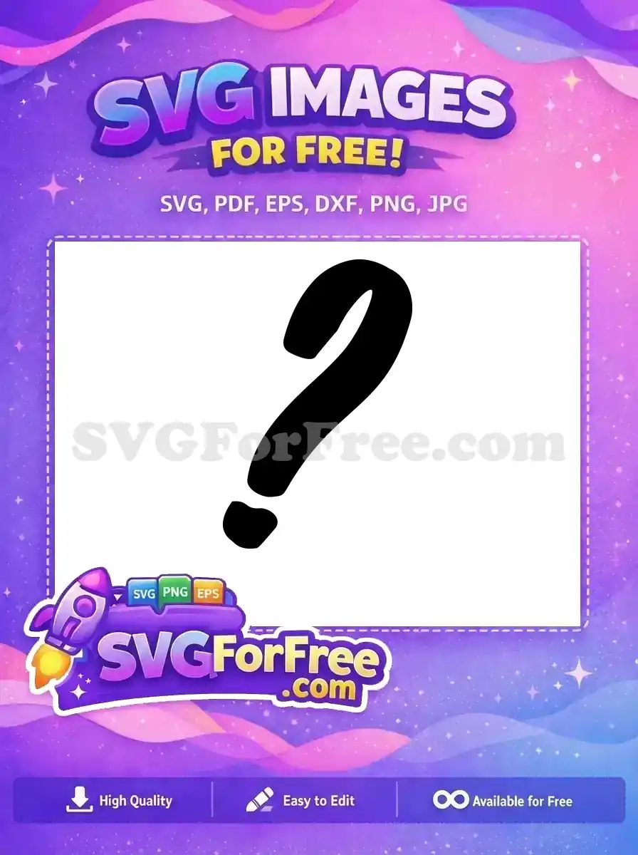Free Black Question Mark Free Simple Font Question Free SVG