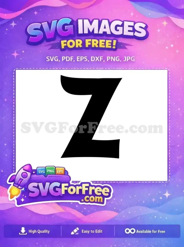 Free Letter Z Bold Free Contemporary Fonts Alphabet Free SVG Free Letter Z Bold Free Contemporary Fonts Alphabet Free SVG