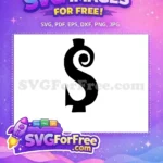 Free Black Font Free Financial Symbol Fonts Free SVG - Instant Download