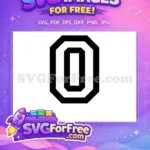 Free Ohio State Buckeyes Logo Free Black Outline Fonts Free SVG - Instant Download