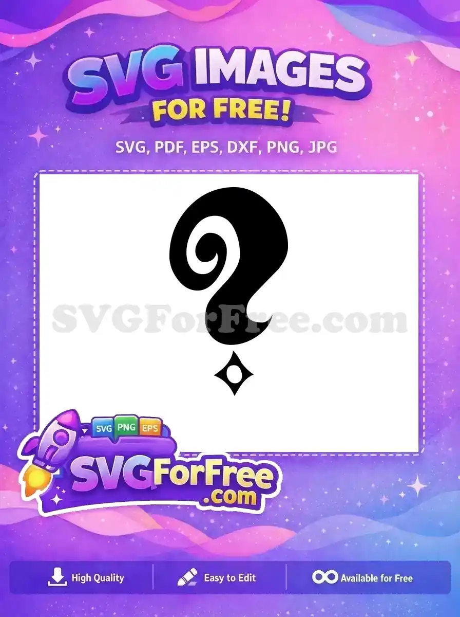 Free Glyph One Free Questionmark Fonts 1 Free SVG