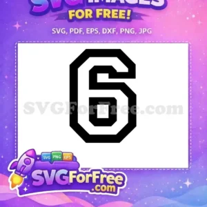 Free Black Number 1 Free Bold Font Number Free SVG