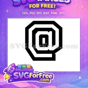 Free Bold At Sign Free Modern Font Typeface Free SVG Free Bold At Sign Free Modern Font Typeface Free SVG