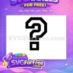 Free Black Question Mark Free Bold Fonts 1 Free SVG - Instant Download
