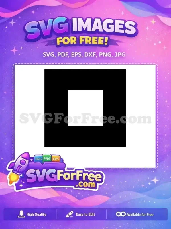 Free White Square Free Simple Shape Font Free SVG