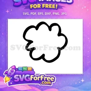 Free Cloud Shape Free Outline Fonts Category 1 Free SVG