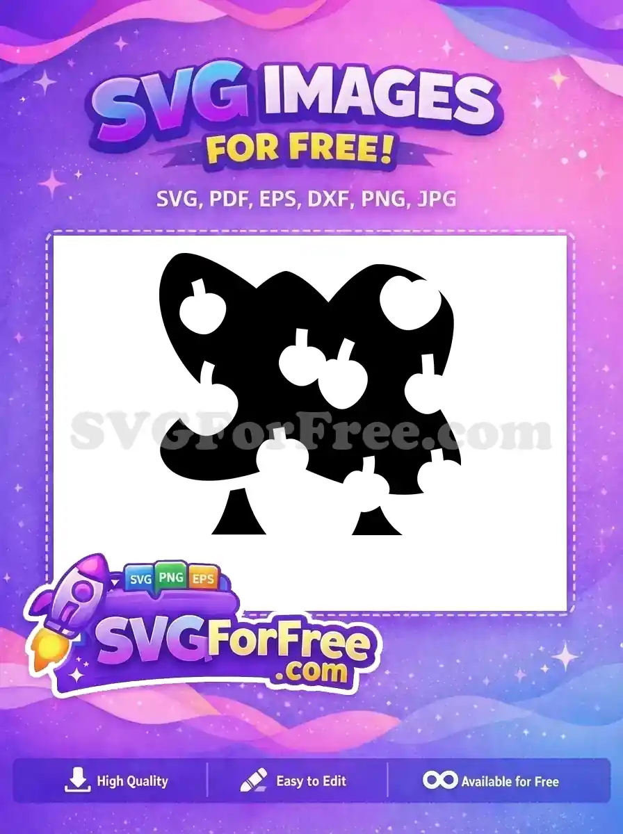 Free Apple Silhouette Free Orchard Design Food Free SVG