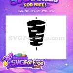 Free Black Kebab Free Gyro Rotating Grill Free SVG - Instant Download