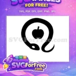 Free Snake Apple Temptation Free Adam and Eve Story Free SVG - Instant Download