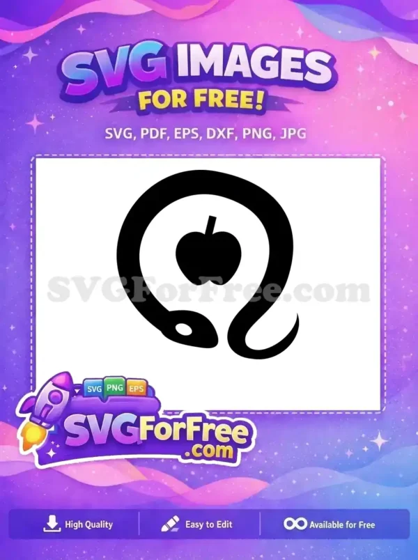 Free Snake Apple Temptation Free Adam and Eve Story Free SVG
