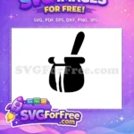 Free Turkish Coffee Pot Free Silhouette Drink Free SVG - Instant Download