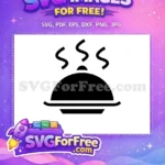 Free Steaming Food Free Restaurant Dish Food Free SVG - Instant Download