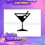 Free Olive Martini Free Cocktail Food Drink Free SVG - Instant Download