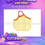 Free Brown Handle Free Yellow Basket Kitchen Free SVG - Instant Download