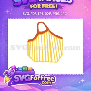 Free Brown Handle Free Yellow Basket Kitchen Free SVG
