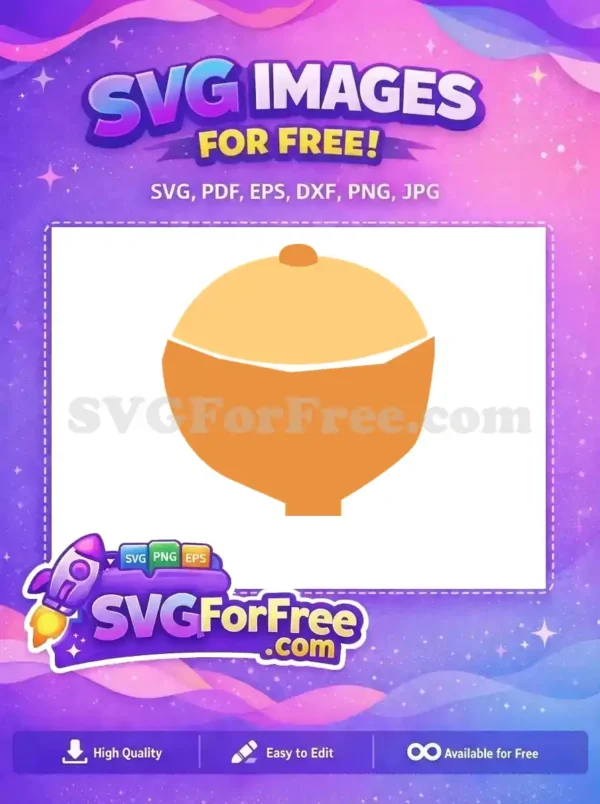 Free Orange Lidded Pot Free Food Kitchenware Item Free SVG