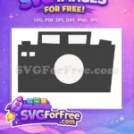 Free Dark Gray Camera Free Lens Food Free SVG - Instant Download