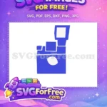 Free Blue Kitchen Stove Free Food Kitchen Free SVG - Instant Download