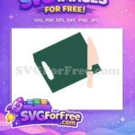 Free Dark Green Cutting Free Board Kitchen Free SVG - Instant Download