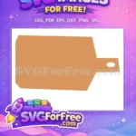 Free Brown Cutting Board Free Kitchenware Element Free SVG - Instant Download