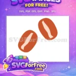 Free Orange Coffee Beans Free Kitchenware Element Food Free SVG - Instant Download