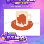 Free Coffee Mug Free Brown Flower Food Free SVG - Instant Download